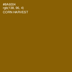 #8A6004 - Corn Harvest Color Image